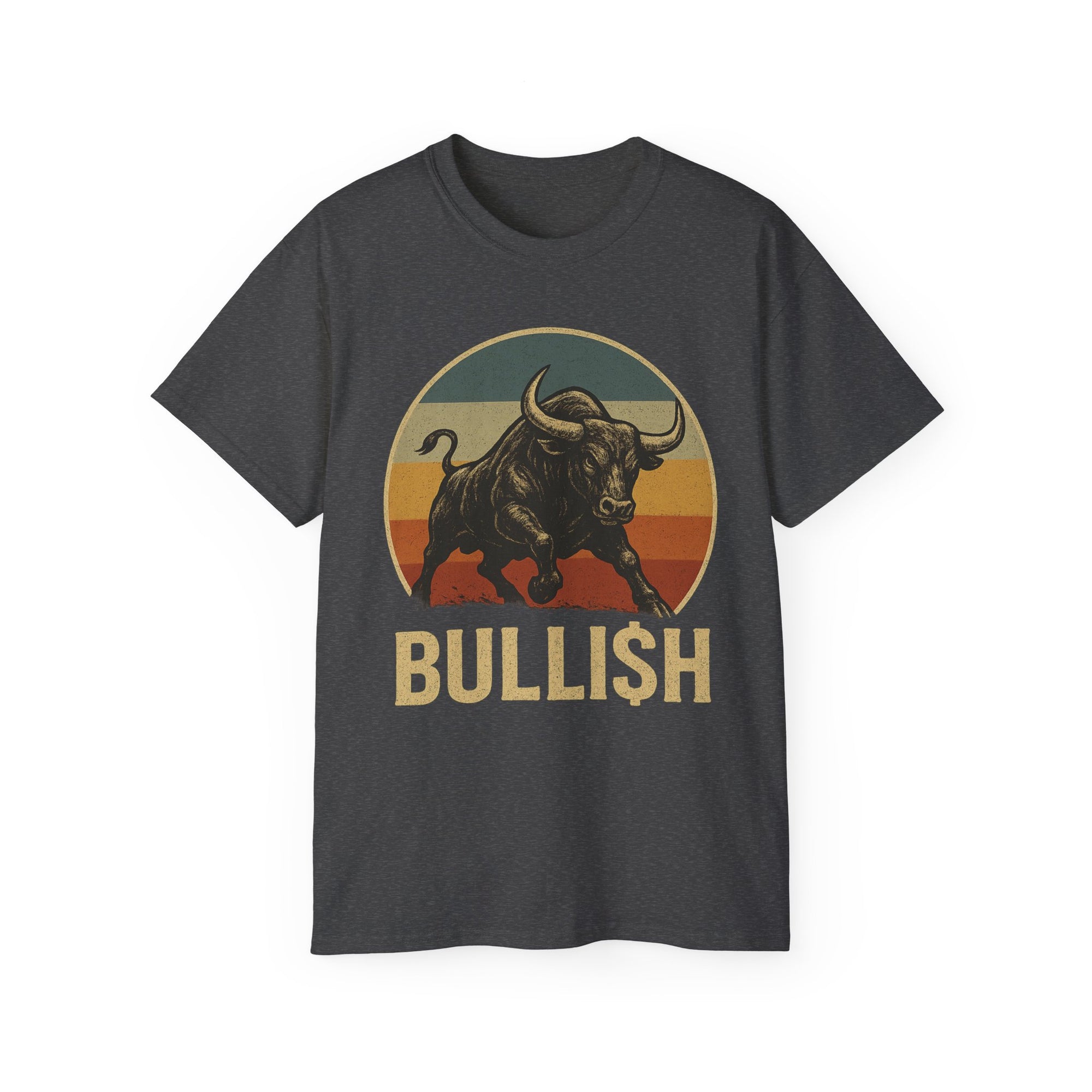 Bullish Vintage Graphic Tee, Unisex Cotton Shirt for Traders, Gift for Stock Market Lovers, Casual Wear, Birthday, Wall Street Apparel