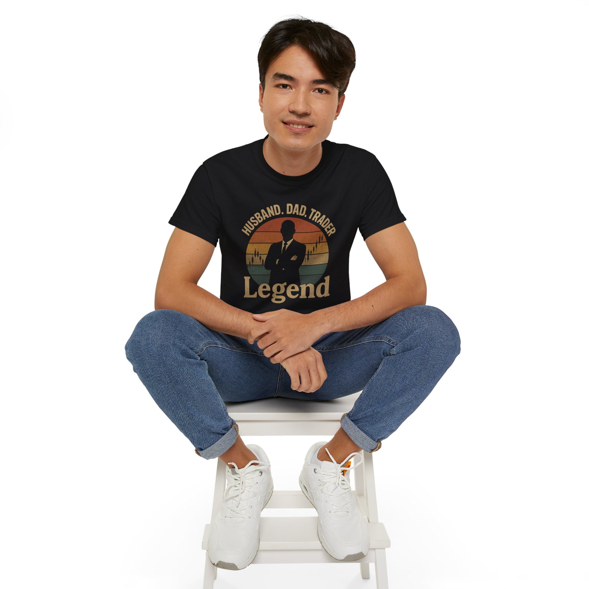 Legendary Dad Tee for Traders, Gift for Father's Day, Dad Life Shirt, Trading Enthusiast Shirt, Casual Dad Outfit