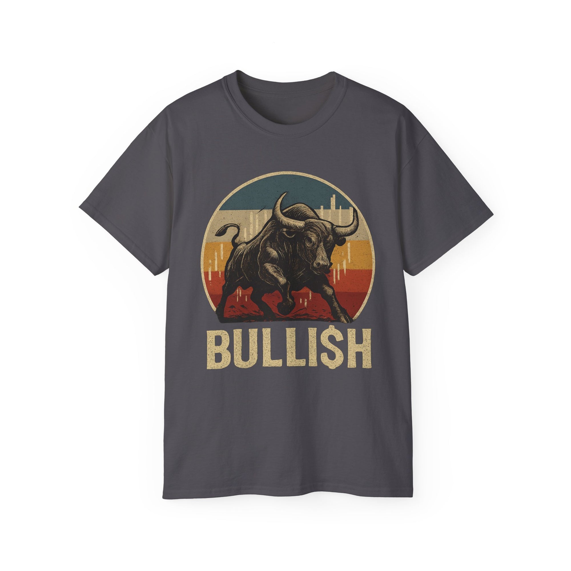Bullish Vintage Unisex Ultra Cotton Tee - Perfect for Traders, Stock Market Enthusiasts, Gift for Dad, Casual Style, Trendy Graphic Shirt