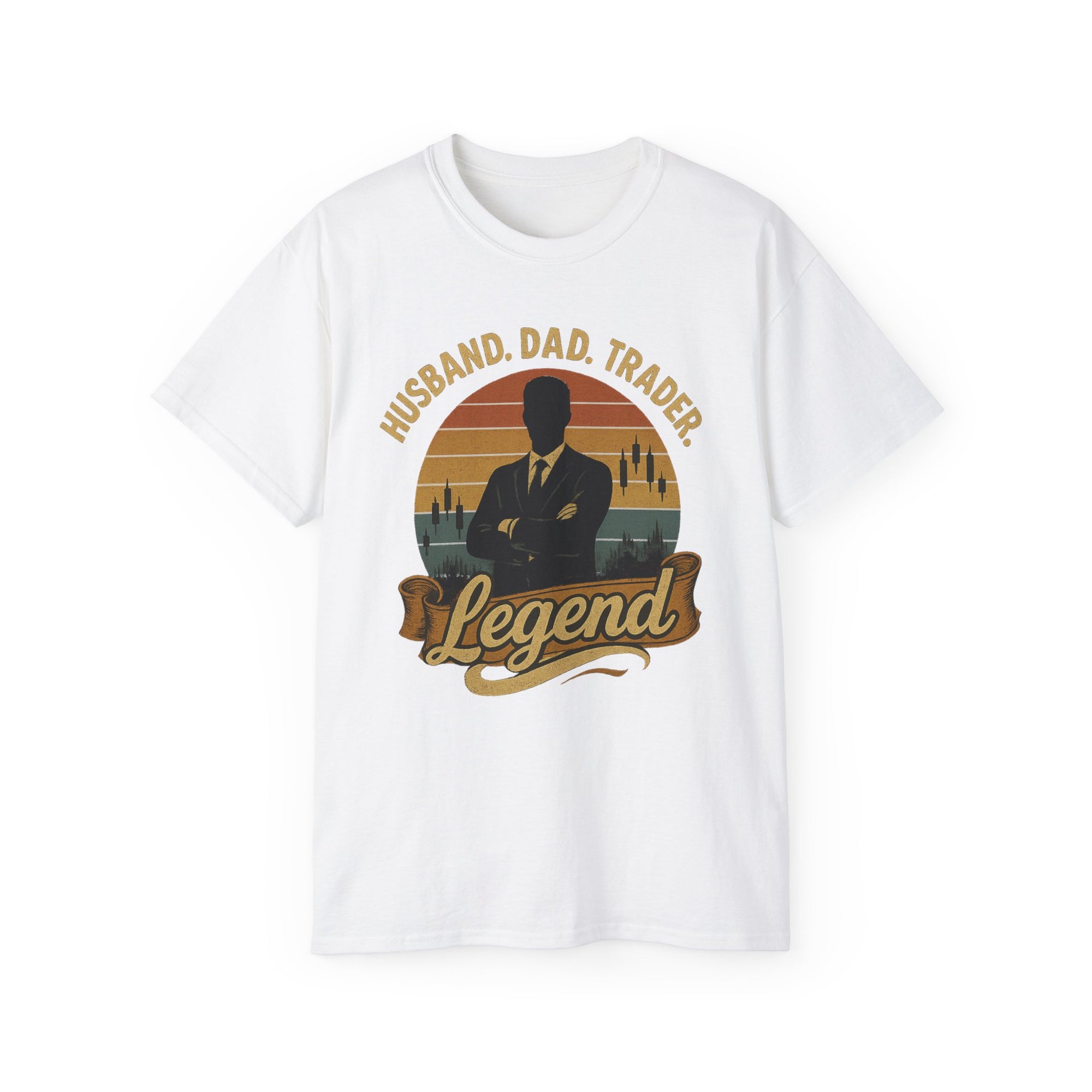 Legendary Dad Trader Tee - Perfect Gift for Father's Day, Birthdays, Traders, Husbands, Dads