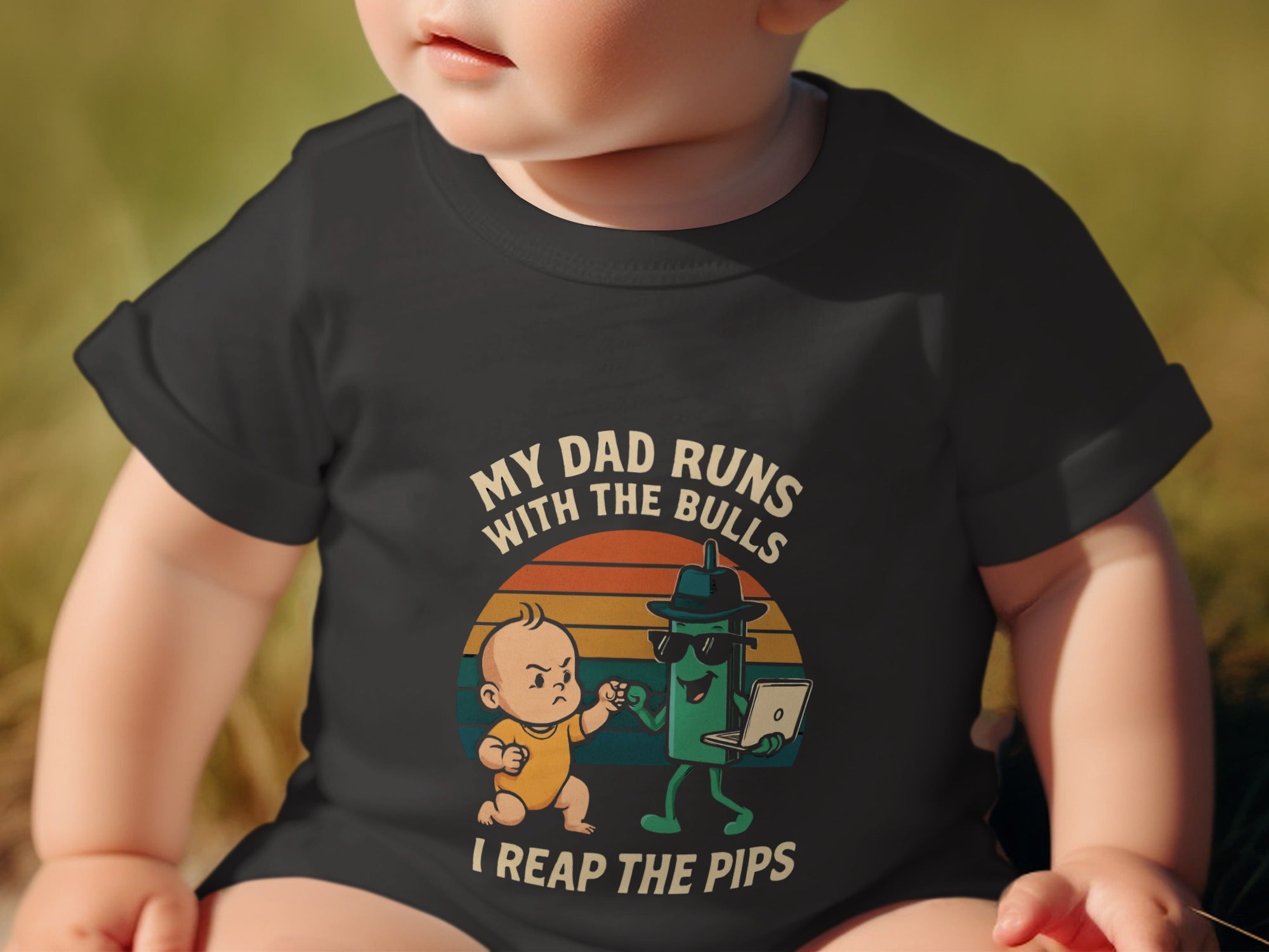 My Dad Runs with The Bulls I Reap The Pips product type