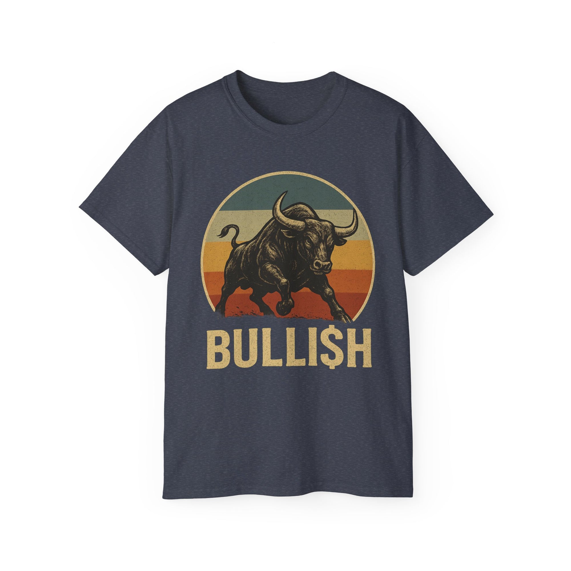 Bullish Vintage Graphic Tee, Unisex Cotton Shirt for Traders, Gift for Stock Market Lovers, Casual Wear, Birthday, Wall Street Apparel