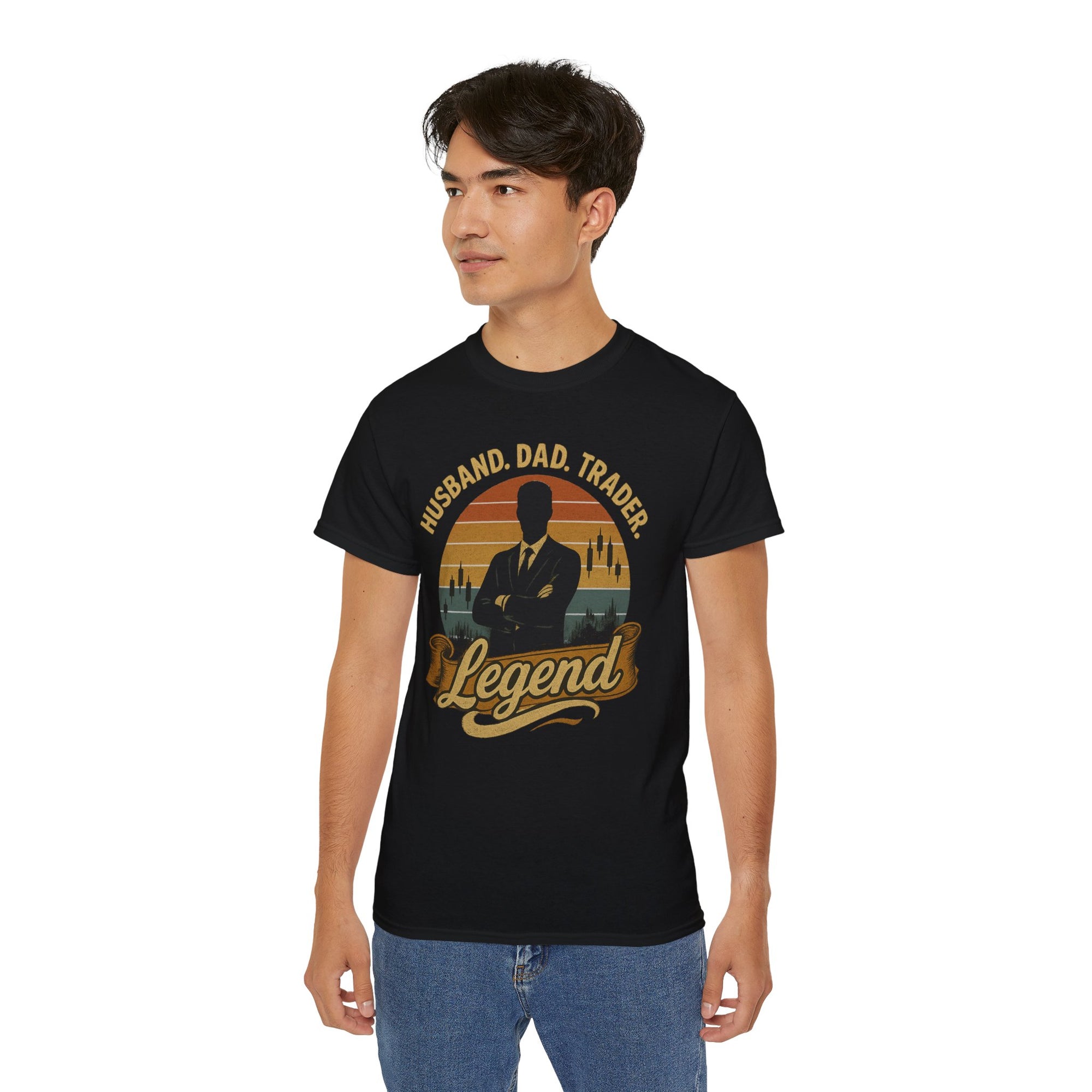 Legendary Dad Trader Tee - Perfect Gift for Father's Day, Birthdays, Traders, Husbands, Dads