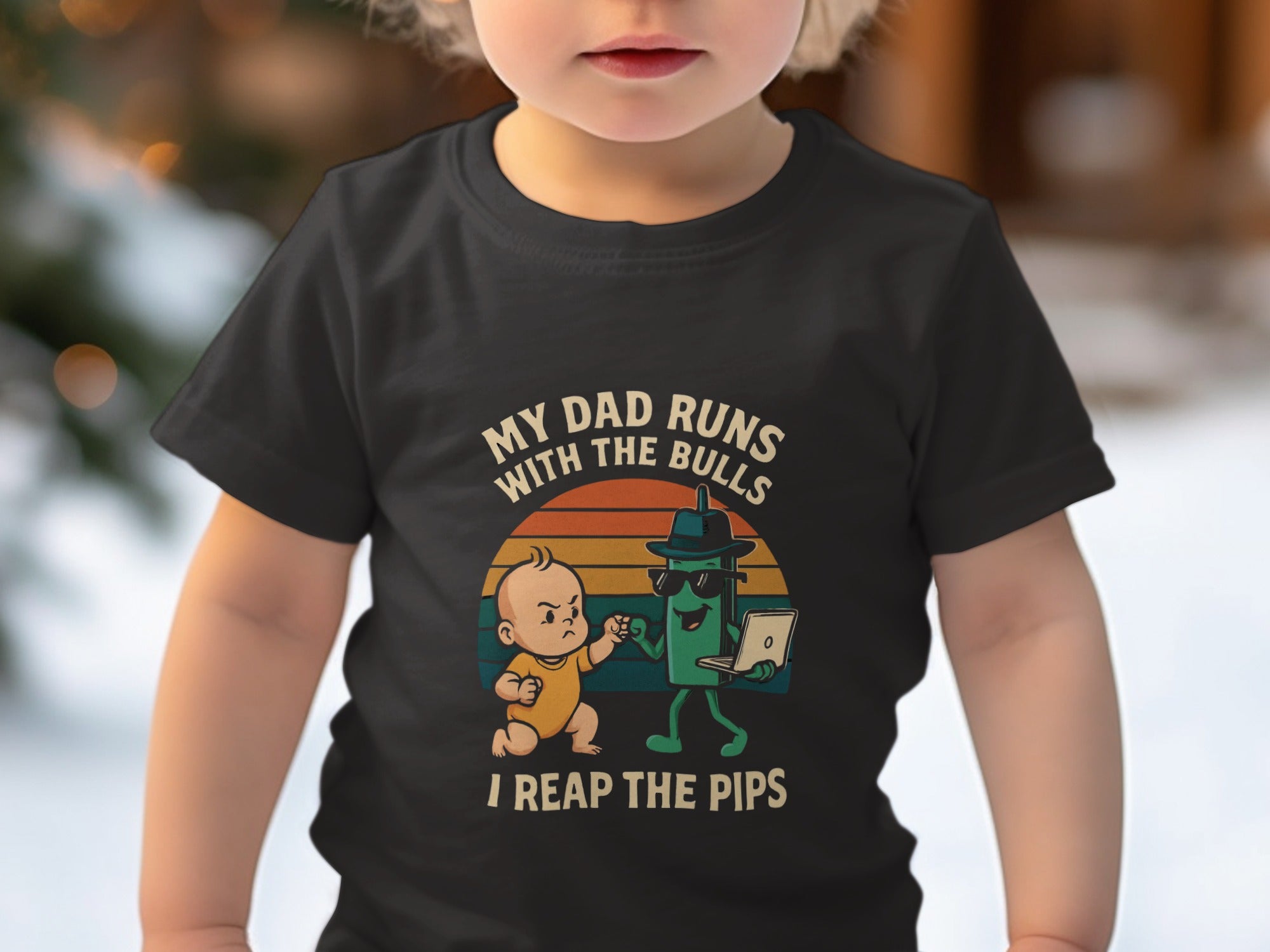 My Dad Runs With The Bulls I Reap The Pips product type