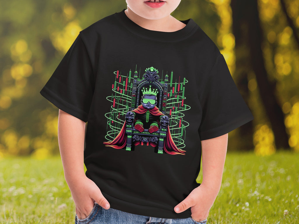 Futuristic King Graphic Design Kids T-Shirt product