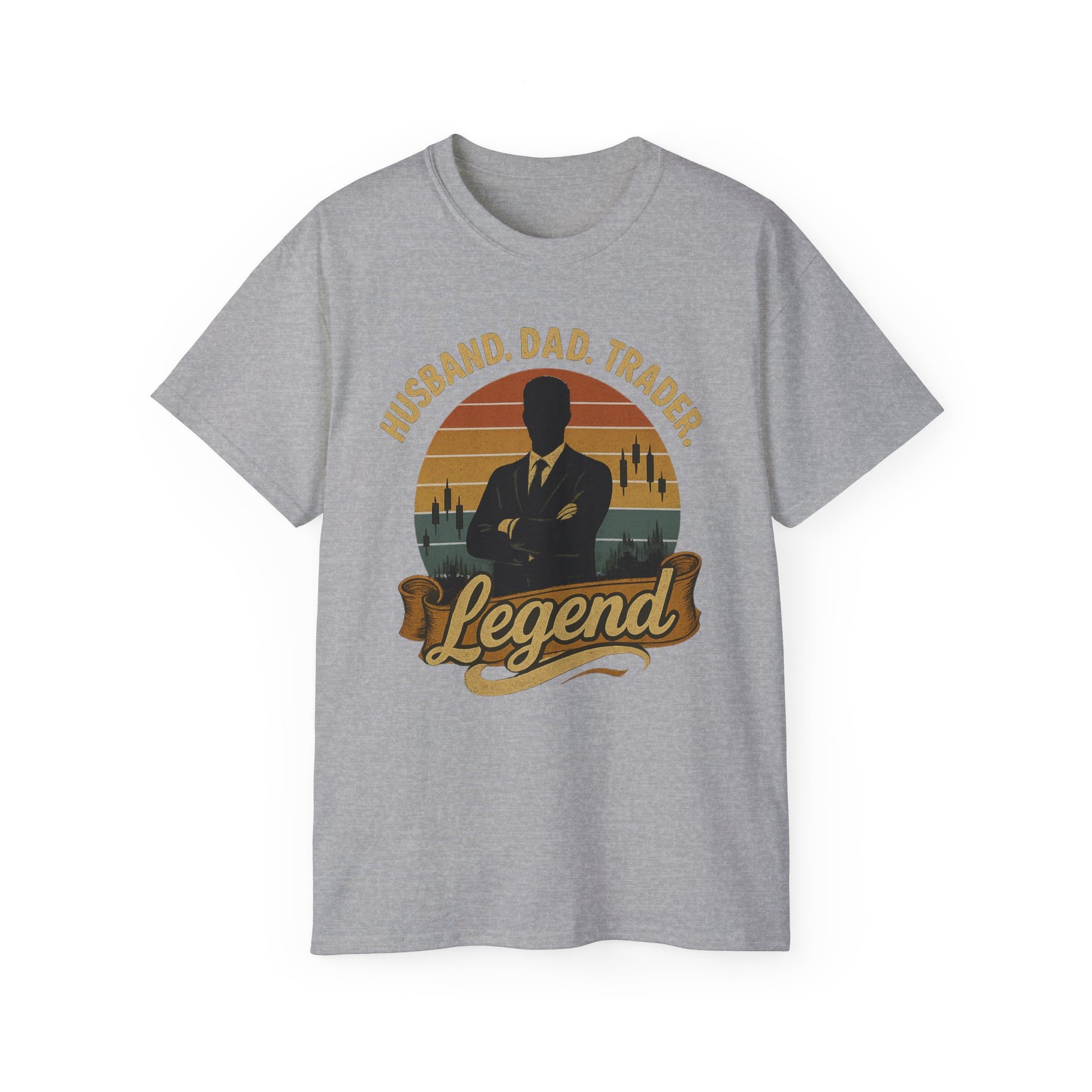 Legendary Dad Trader Tee - Perfect Gift for Father's Day, Birthdays, Traders, Husbands, Dads