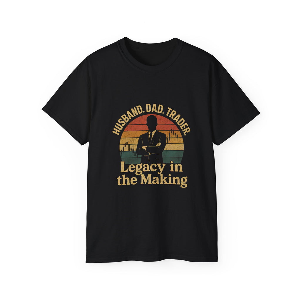 Husband Dad Trader Tee - Legacy in the Making, Perfect for Father's Day, Gift for Trader Parents, Casual Wear, Unisex Cotton Shirt, [...]