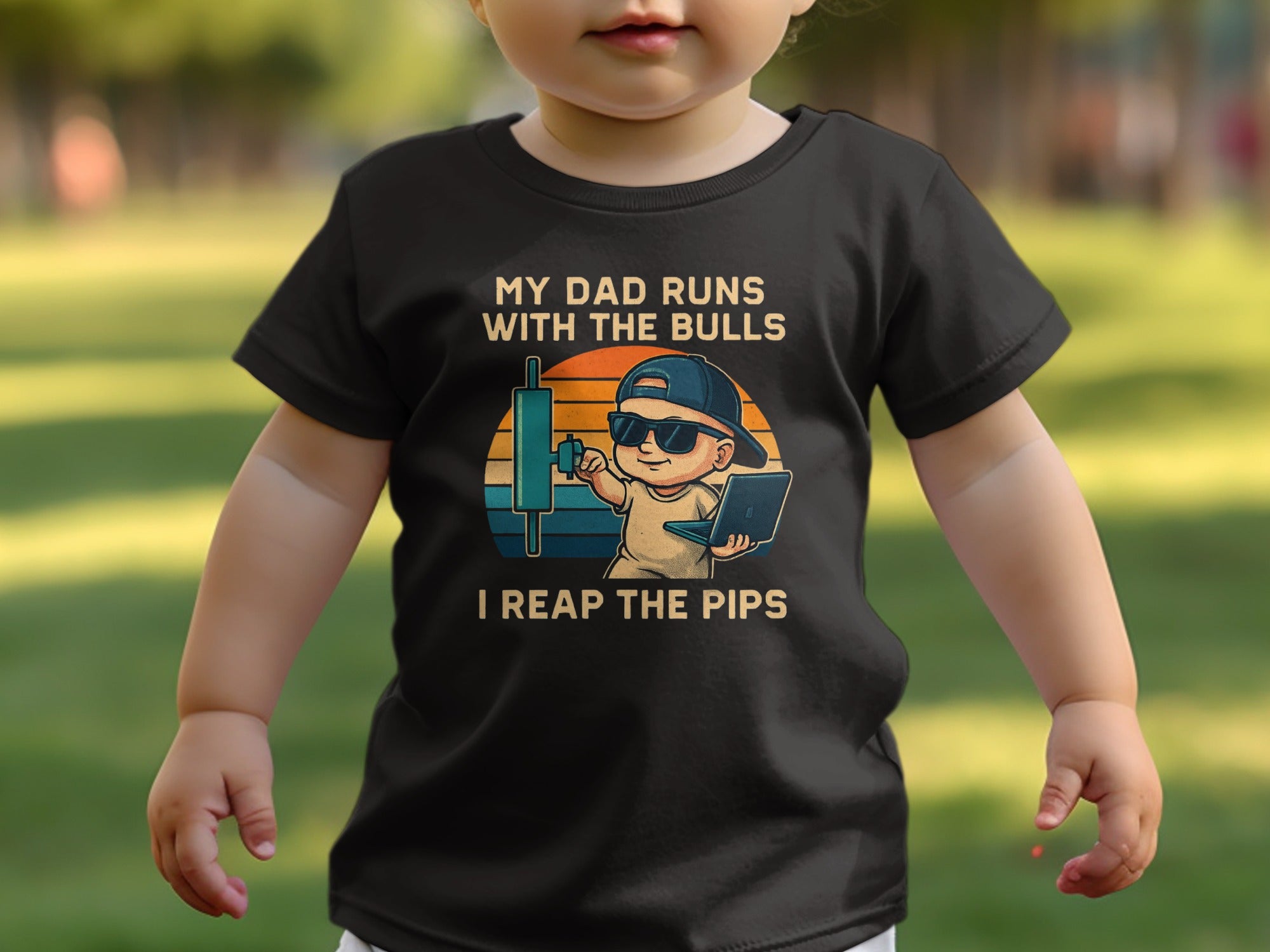 My Dad Runs With The Bulls I Reap The Pips product type