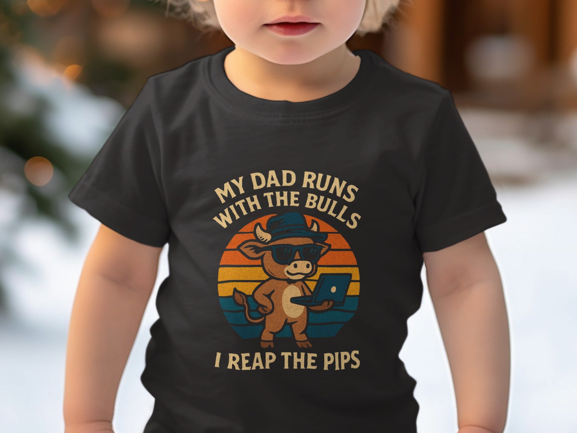 My Dad Runs With The Bulls I Reap The Pips shirt product