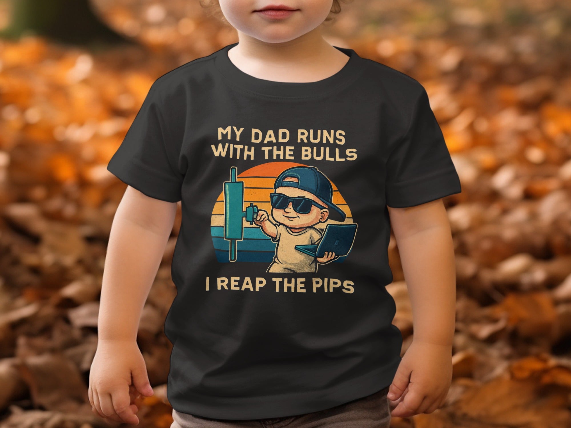 My Dad Runs With the Bulls I Reap the Pips product type