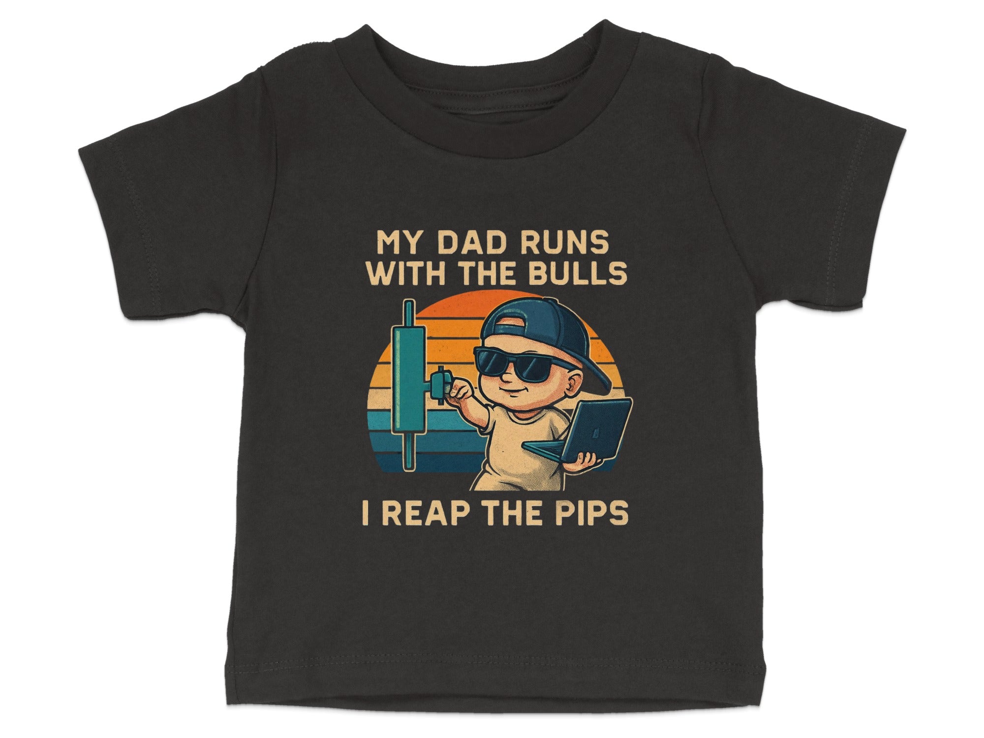 My Dad Runs With The Bulls I Reap The Pips product type