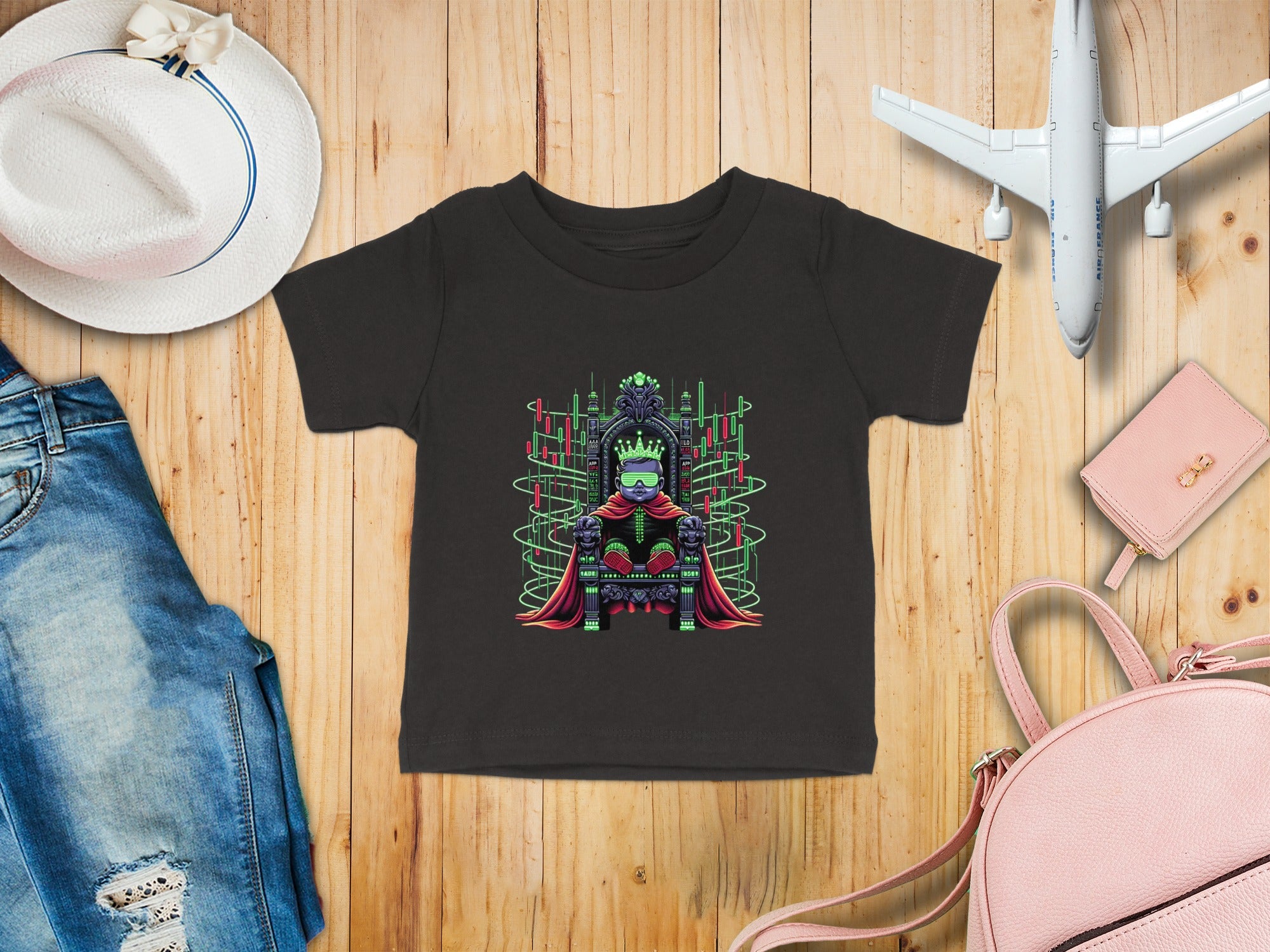 Colorful Futuristic Throne Design T-shirt product